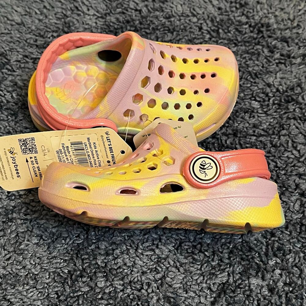 Joybees Clogs Sandals for Baby Girl Size 4/5 NWT - Picture 2 of 7